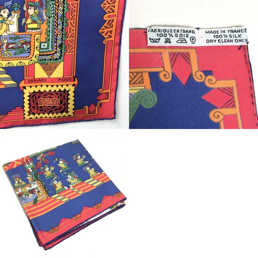 新品同様 HERMES エルメス カレ90 ASTRES et SOLEILS 天体と太陽 エスニック スカーフ シルク | HERMES | 09