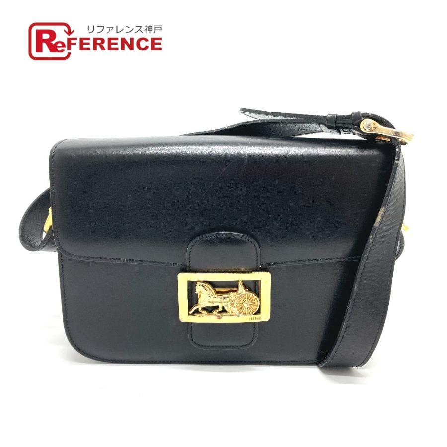 CELINE セリーヌ ヴィンテージ 馬車金具 ショルダーバッグ レザー レディース ブラック :MO-211204-5:リファレンス コレクション - 通販 - Yahoo!ショッピング CELINE セリーヌ ヴィンテージ 馬車金具 ショルダーバッグ レザー レディース ブラック :MO-211204-5:リファレンス コレクション - 通販 - Yahoo!ショッピング