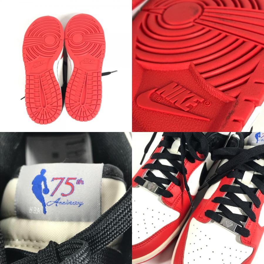 未使用 NIKE ナイキ NIKE DUNK LOW RETRO EMB 靴 シューズ 75周年 アニバーサリー ローカット NBAコラボ スニーカー メンズ【中古】. | NIKE | 07