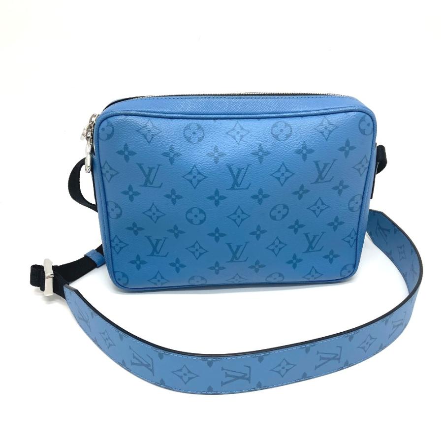 【美品】ルイヴィトン タイガラマ アウトドアメッセンジャー ショルダーバッグ 青 LOUIS VUITTON】ルイヴィトン『タイガラマ アウトドア メッセンジャー