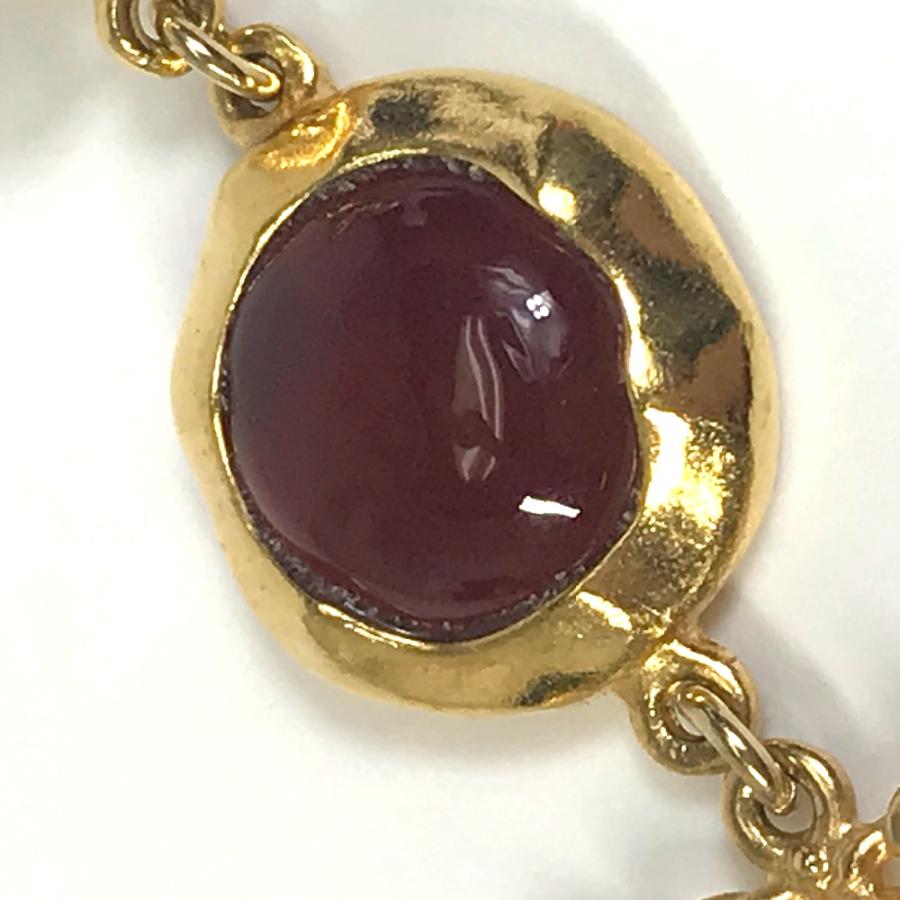美品 CHANEL シャネル CCココマーク カラーストーン フェイクパール アクセサリー イヤリング GP ゴールド×マルチカラー【中古】 | CHANEL | 02
