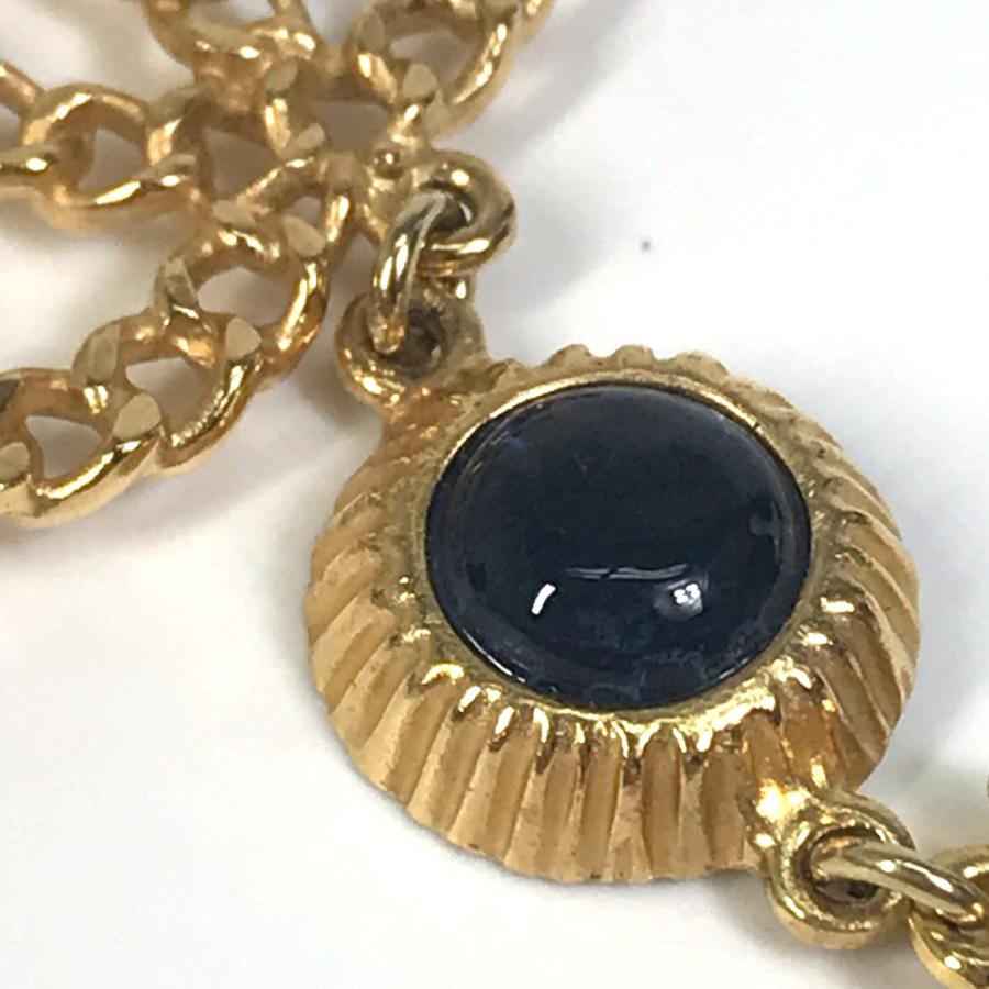 美品 CHANEL シャネル CCココマーク カラーストーン フェイクパール アクセサリー イヤリング GP ゴールド×マルチカラー【中古】 | CHANEL | 03