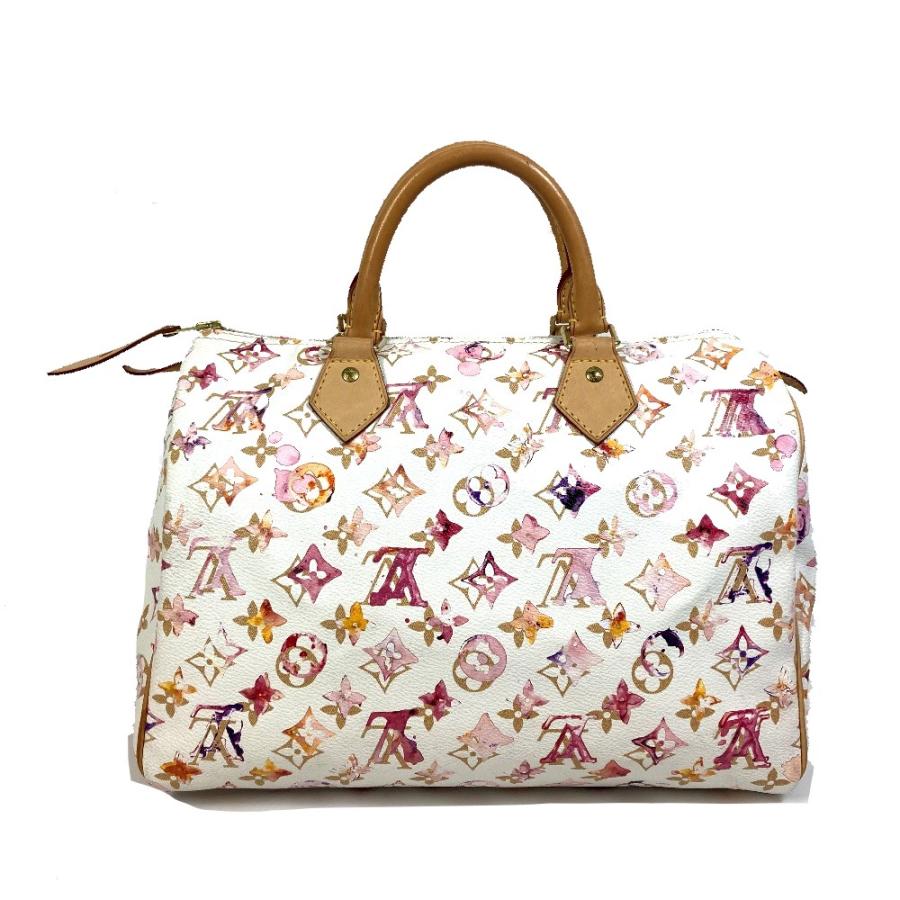 ルイヴィトン スピーディ30 ウォーターカラー M95751 ハンドバッグ LOUIS VUITTON（ルイ・ヴィトン） M95751 モノグラム ウォーターカラー