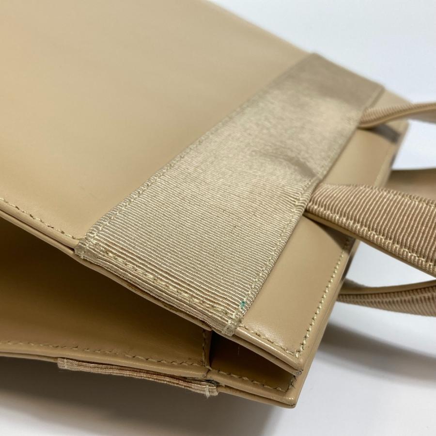 Salvatore Ferragamo サルヴァトーレフェラガモ BA214178 ヴァラ リボン 2WAY ショルダーバッグ ハンドバッグ レザー ベージュ【中古】 |  | 06