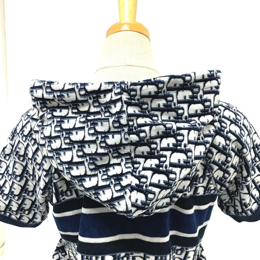 Dior ディオール 123R02A4022 オブリーク フリースショートドレス パーカー ワンピース コットン ネイビー レディース【中古】 |  | 03
