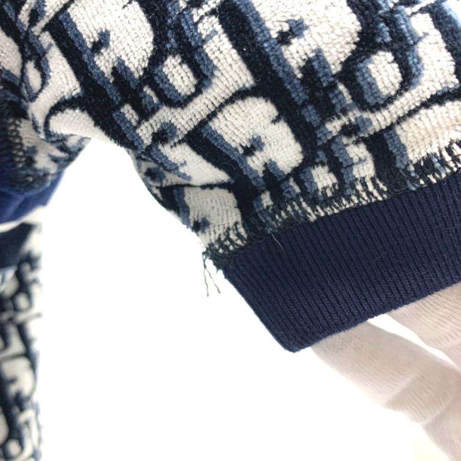 Dior ディオール 123R02A4022 オブリーク フリースショートドレス パーカー ワンピース コットン ネイビー レディース【中古】 |  | 04