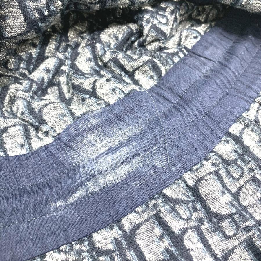 Dior ディオール 123R02A4022 オブリーク フリースショートドレス パーカー ワンピース コットン ネイビー レディース【中古】 |  | 08