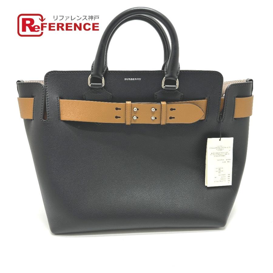 BURBERRY バーバリー 4078576 ベルトバッグ カバン ハンドバッグ レザー ブラック レディース【中古】美品 | BURBERRY