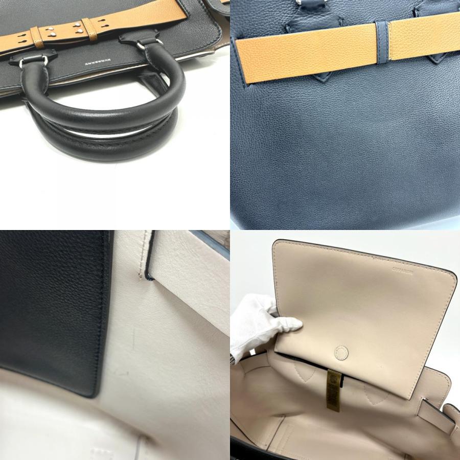 BURBERRY バーバリー 4078576 ベルトバッグ カバン ハンドバッグ レザー ブラック レディース【中古】美品 | BURBERRY | 08