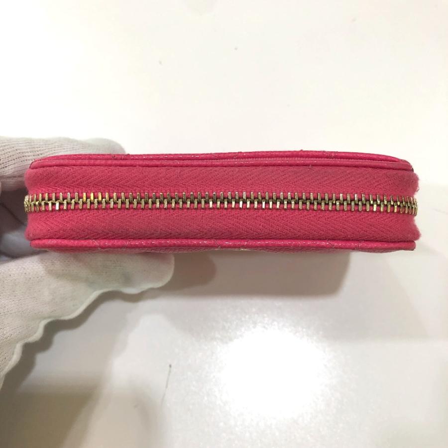 CHANEL シャネル AP0216 CC ココマーク マトラッセ 小銭入れ コインケース ソフトキャビアスキン ピンク レディース【中古】 | CHANEL | 02