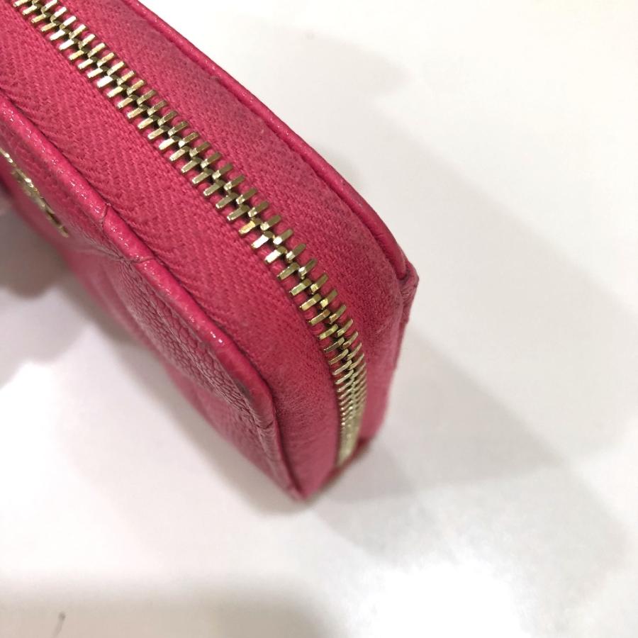 CHANEL シャネル AP0216 CC ココマーク マトラッセ 小銭入れ コインケース ソフトキャビアスキン ピンク レディース【中古】 | CHANEL | 03