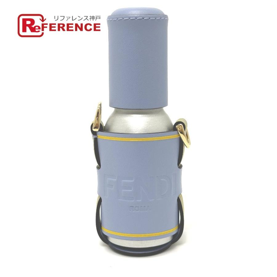 FENDI フェンディ 7AR982 ロゴ ディスペンサーホルダー スプレー 香水 レザー パープル系 レディース【中古】未使用 | FENDI