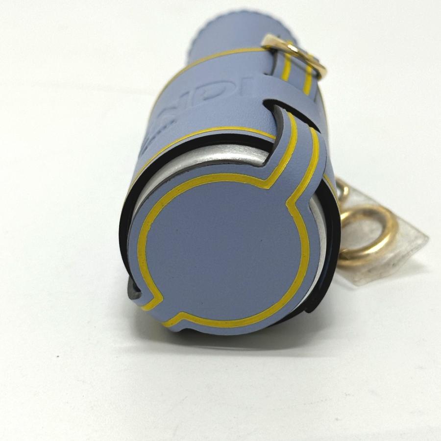 FENDI フェンディ 7AR982 ロゴ ディスペンサーホルダー スプレー 香水 レザー パープル系 レディース【中古】未使用 | FENDI | 02