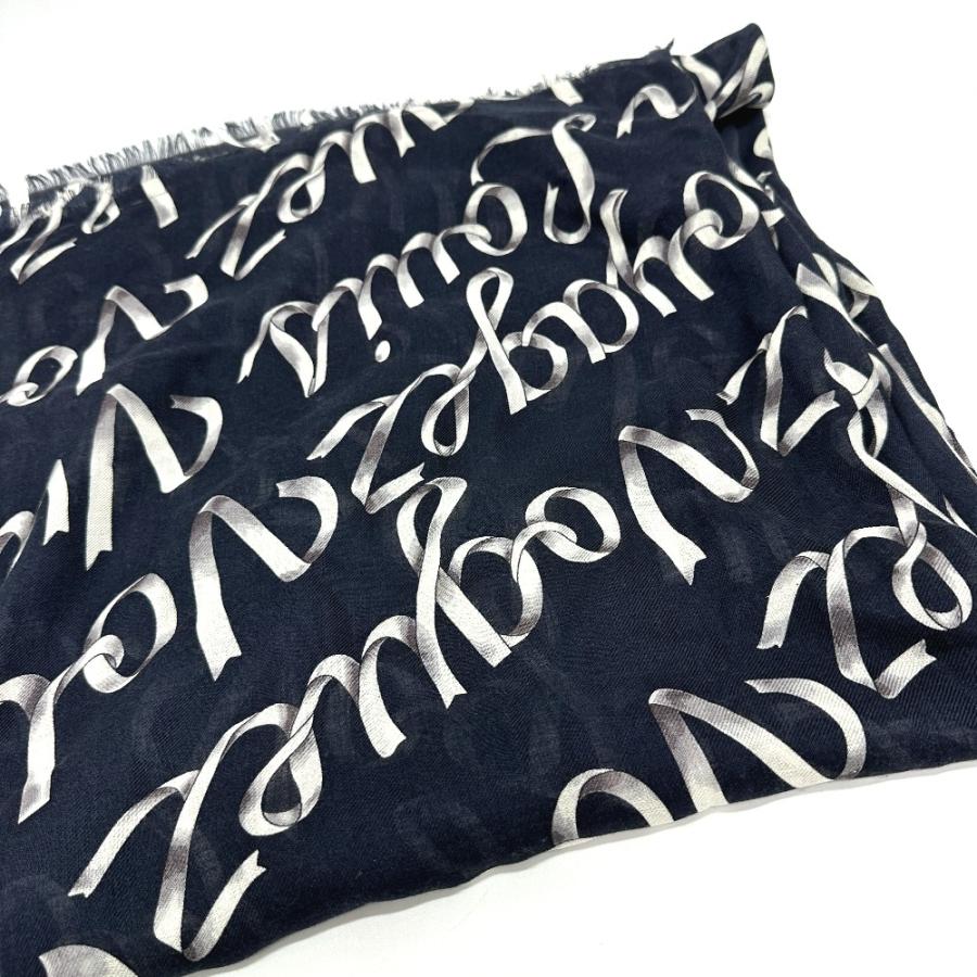 LOUIS VUITTON ルイヴィトン MP1813 エトール・リボン ストール シルク ネイビー ユニセックス【中古】 | LOUIS VUITTON | 02