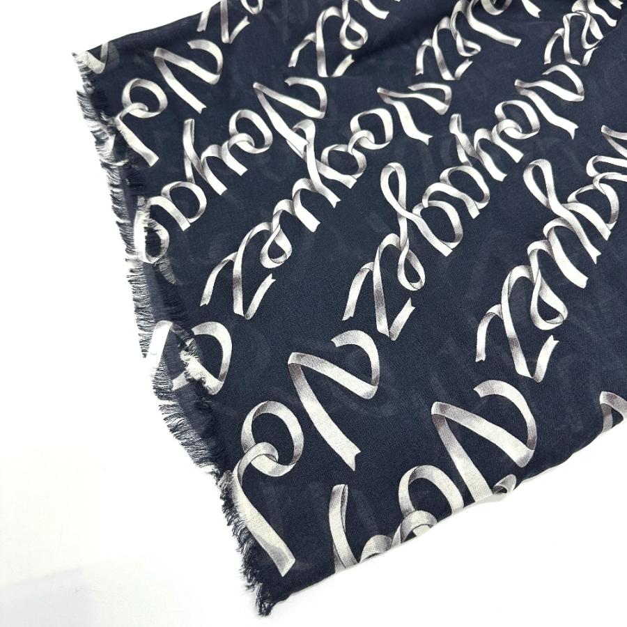 LOUIS VUITTON ルイヴィトン MP1813 エトール・リボン ストール シルク ネイビー ユニセックス【中古】 | LOUIS VUITTON | 03