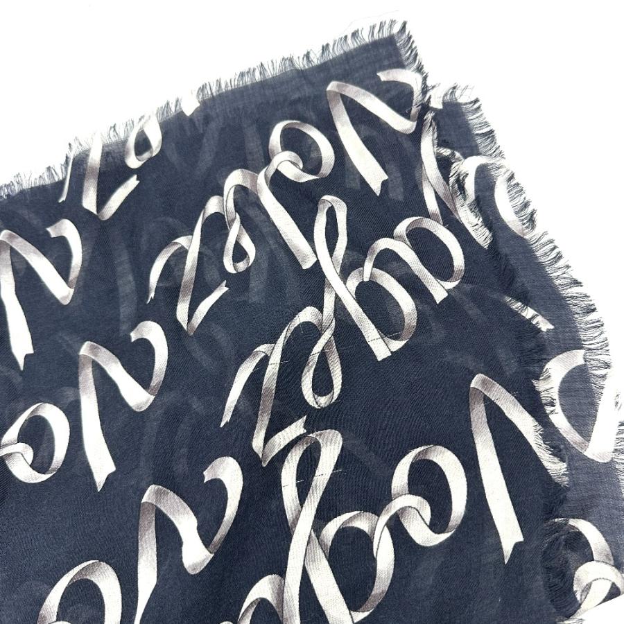 LOUIS VUITTON ルイヴィトン MP1813 エトール・リボン ストール シルク ネイビー ユニセックス【中古】 | LOUIS VUITTON | 05