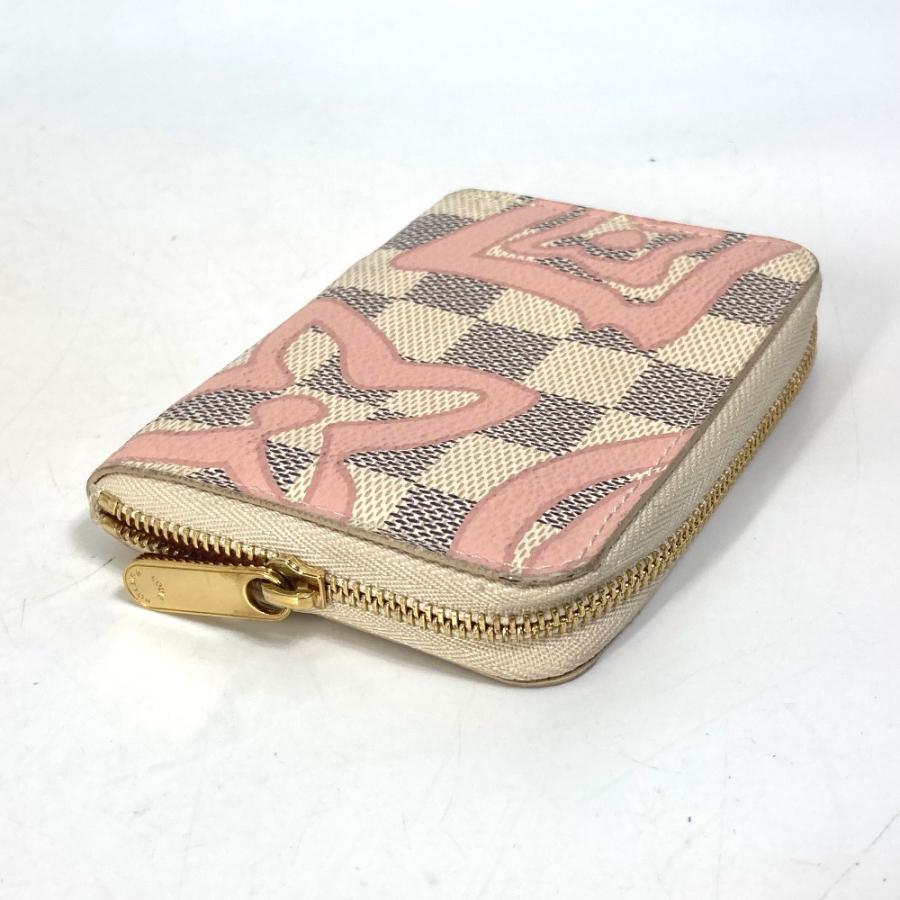 LOUIS VUITTON ルイヴィトン N60098 ダミエアズール ジッピーコインパース 小銭入れ 財布 コインケース  ホワイト レディース【中古】｜reference｜04