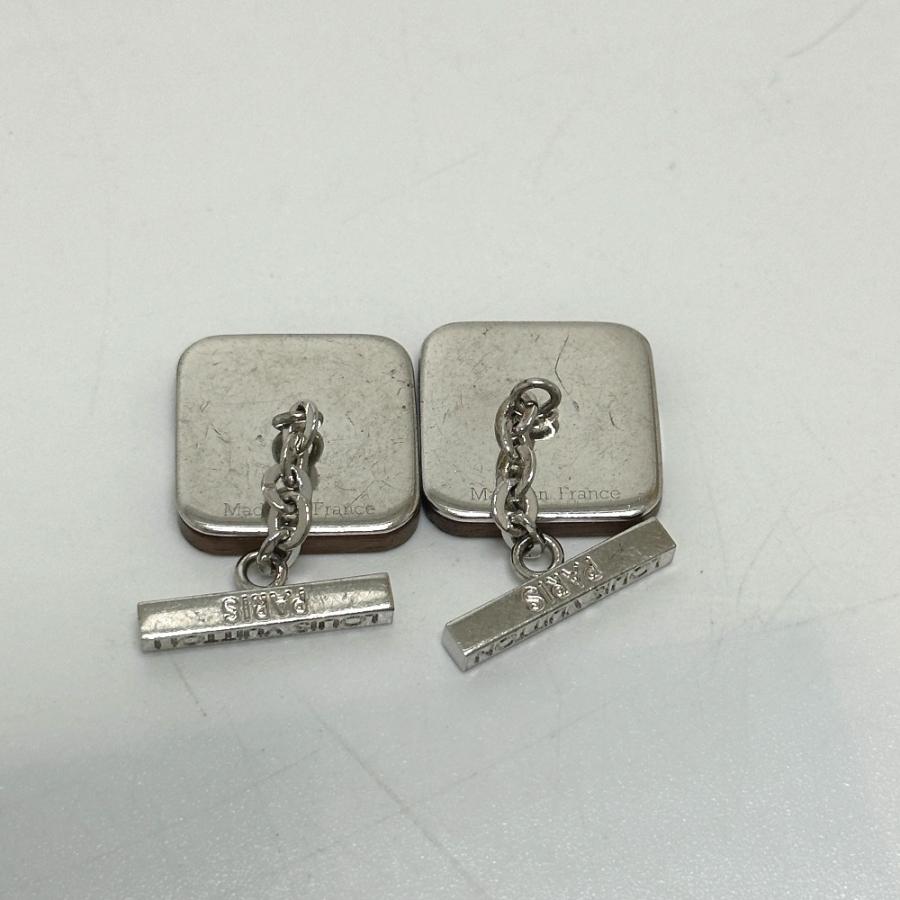 LOUIS VUITTON ルイヴィトン LVロゴ アクセサリー カフス ブラウン メンズ【中古】 | LOUIS VUITTON | 01