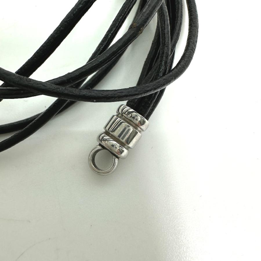 BVLGARI ブルガリ アクセサリー 革 5連 ネックレス チョーカー レザー ブラック レディース【中古】 | BVLGARI | 03
