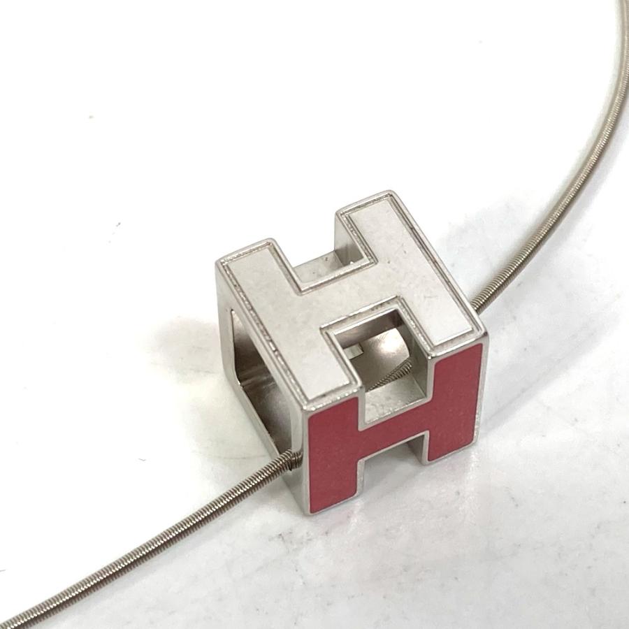 HERMES エルメス カージュドアッシュ ペンダント アクセサリー Hキューブ ネックレス シルバー レディース【中古】 | HERMES | 03