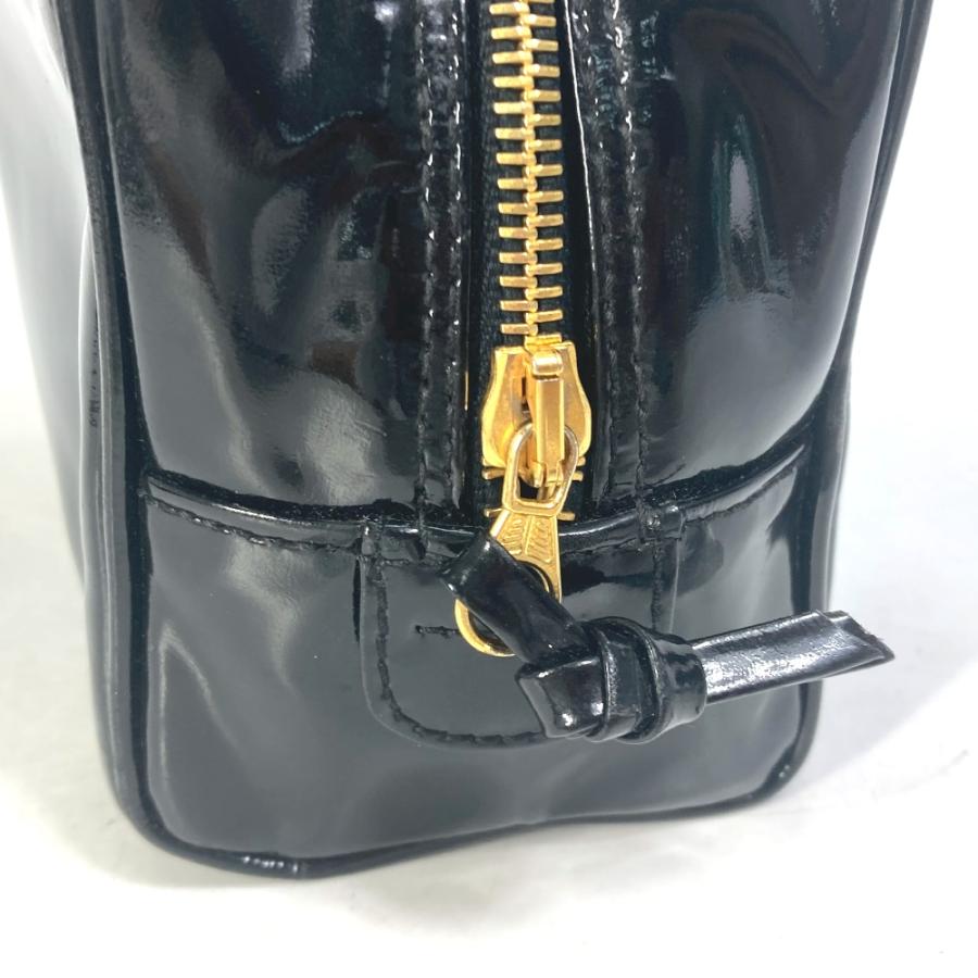 CHANEL シャネル メイクポーチ 化粧ポーチ CC ココマーク ポーチ ブラック レディース【中古】 | CHANEL | 02