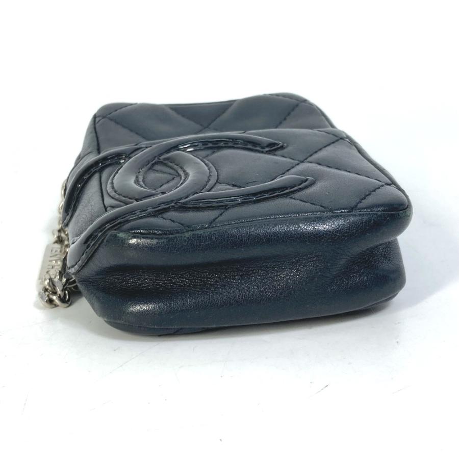 CHANEL シャネル CC ココマーク タバコケース ポーチ カンボンライン シガレットケース ブラック レディース【中古】 | CHANEL | 03