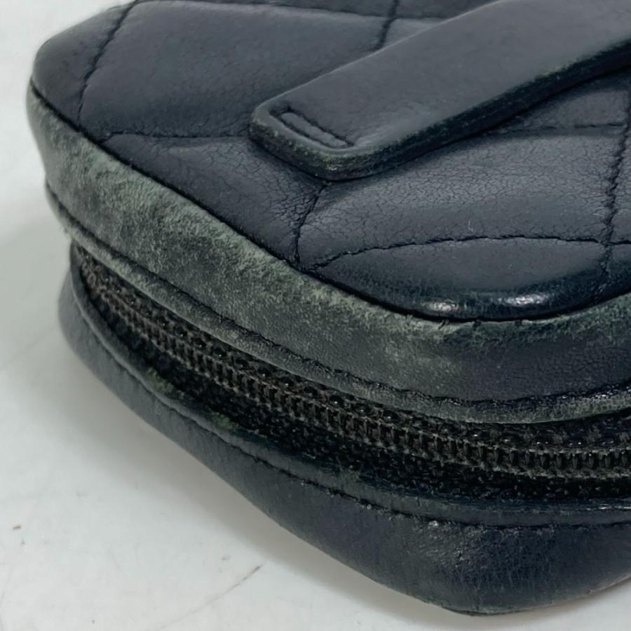 CHANEL シャネル CC ココマーク タバコケース ポーチ カンボンライン シガレットケース ブラック レディース【中古】 | CHANEL | 05