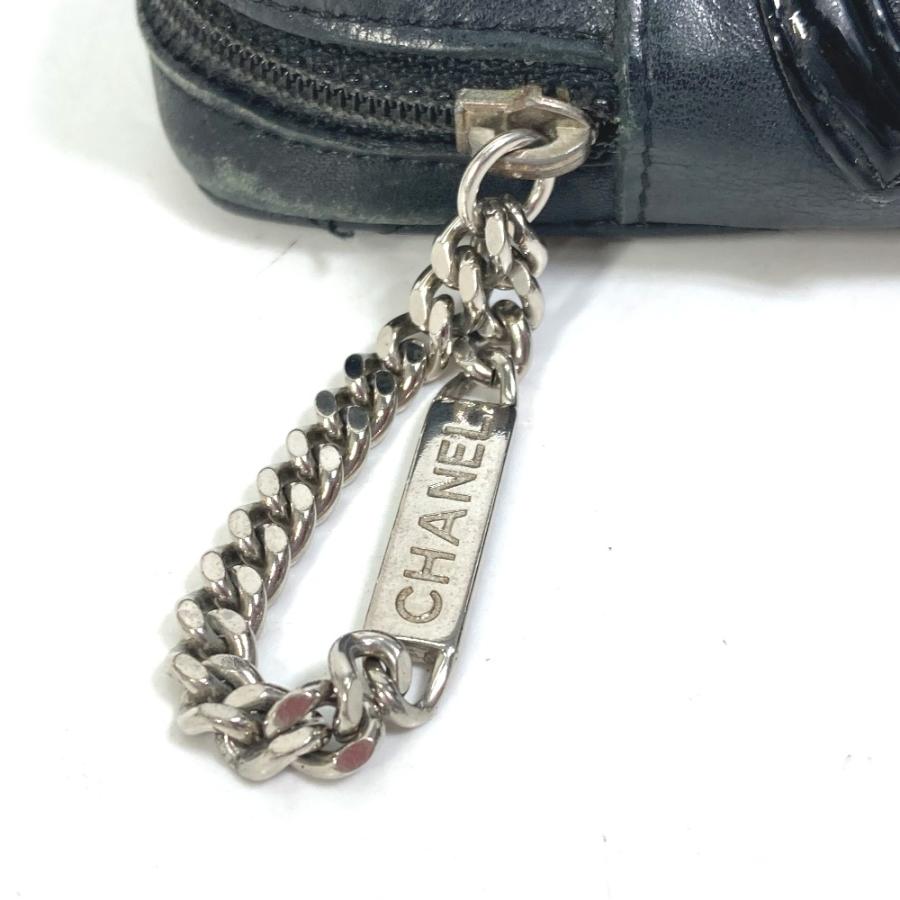 CHANEL シャネル CC ココマーク タバコケース ポーチ カンボンライン シガレットケース ブラック レディース【中古】 | CHANEL | 06