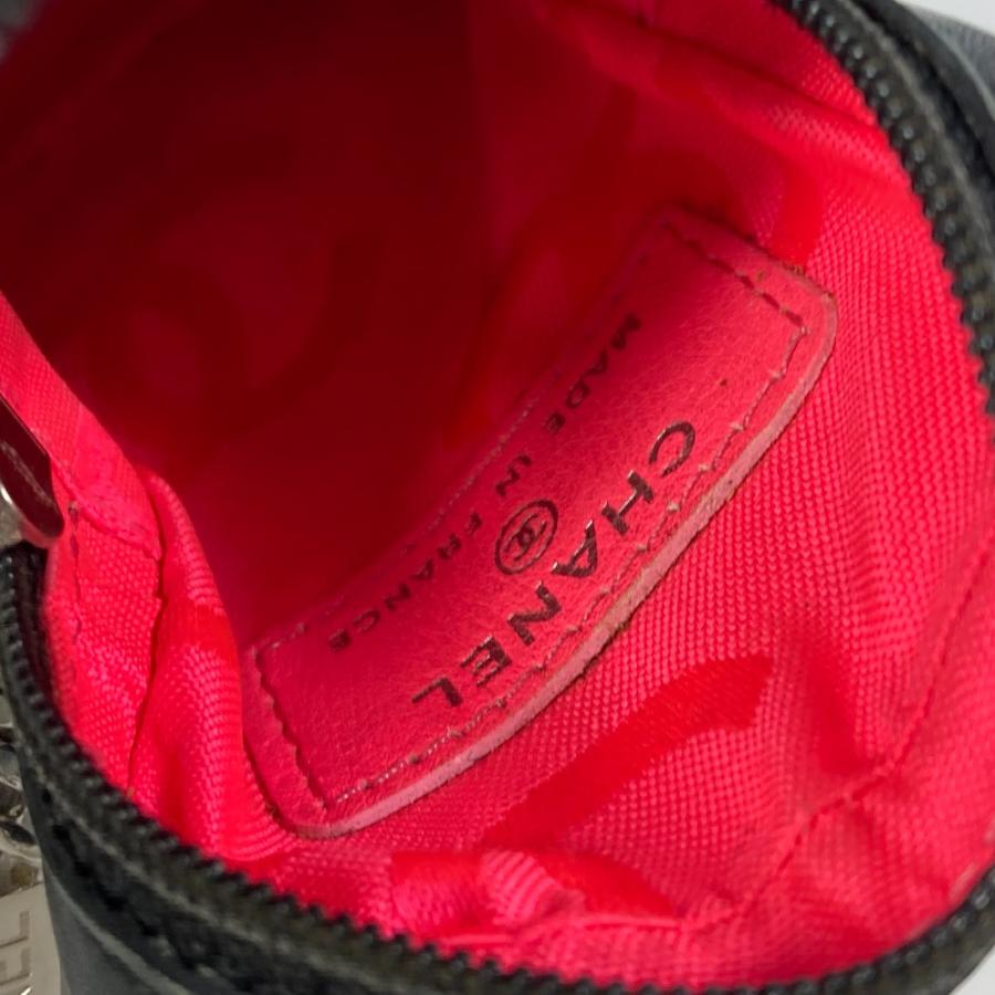 CHANEL シャネル CC ココマーク タバコケース ポーチ カンボンライン シガレットケース ブラック レディース【中古】 | CHANEL | 08