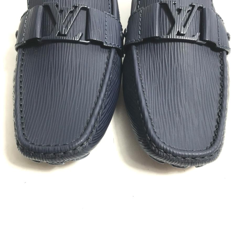 LOUIS VUITTON ルイヴィトン 1A1GQ9 モンテカルロ ビジネスシューズ ドライビングシューズ エピ LV 靴 ローファー ネイビー メンズ【中古】 | LOUIS VUITTON | 02