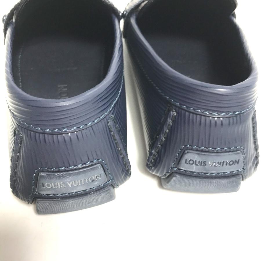 LOUIS VUITTON ルイヴィトン 1A1GQ9 モンテカルロ ビジネスシューズ ドライビングシューズ エピ LV 靴 ローファー ネイビー メンズ【中古】 | LOUIS VUITTON | 06