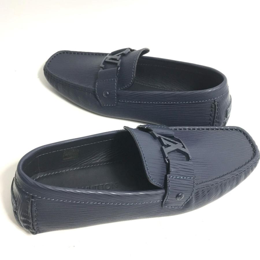LOUIS VUITTON ルイヴィトン 1A1GQ9 モンテカルロ ビジネスシューズ ドライビングシューズ エピ LV 靴 ローファー ネイビー メンズ【中古】 | LOUIS VUITTON | 07