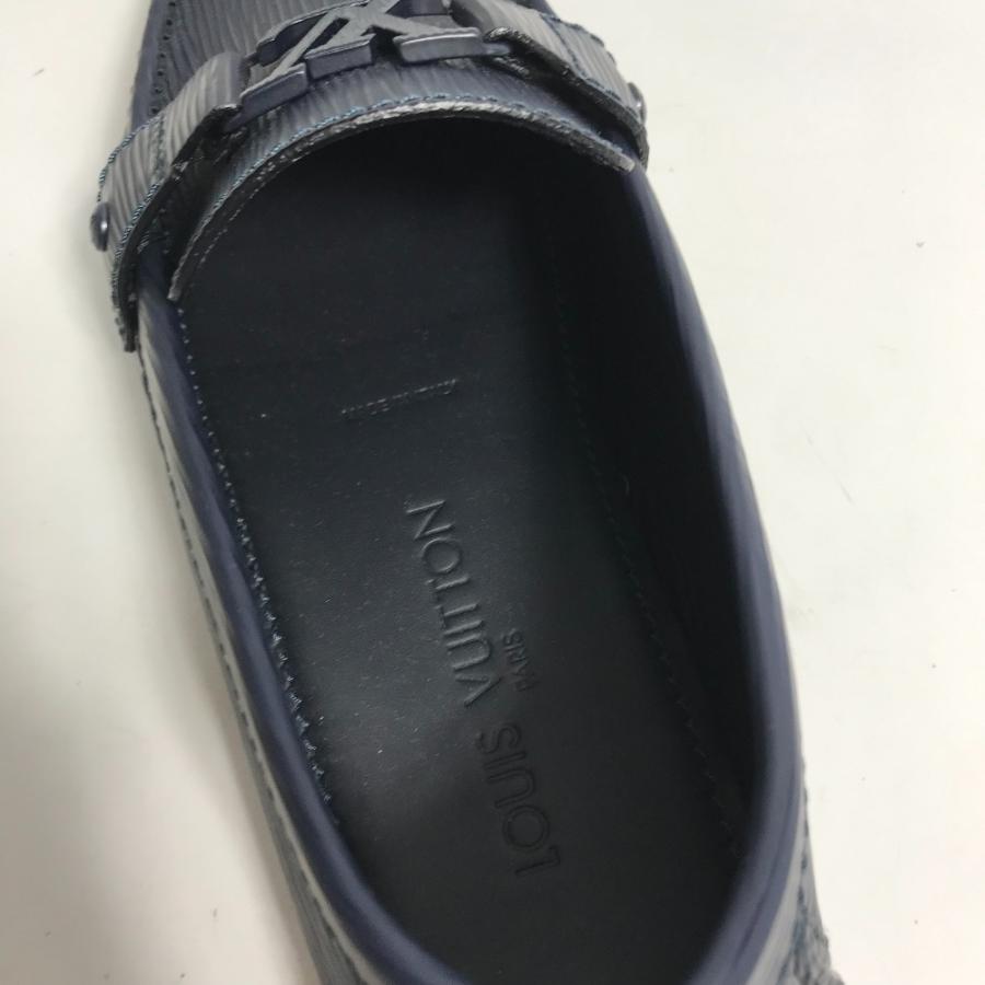 LOUIS VUITTON ルイヴィトン 1A1GQ9 モンテカルロ ビジネスシューズ ドライビングシューズ エピ LV 靴 ローファー ネイビー メンズ【中古】 | LOUIS VUITTON | 08