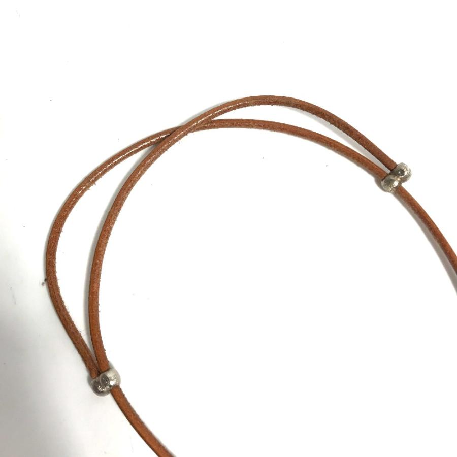 HERMES エルメス バンブー ホルダー ホルターネックレス アクセサリー チョーカー ブラウン レディース【中古】 | HERMES | 08
