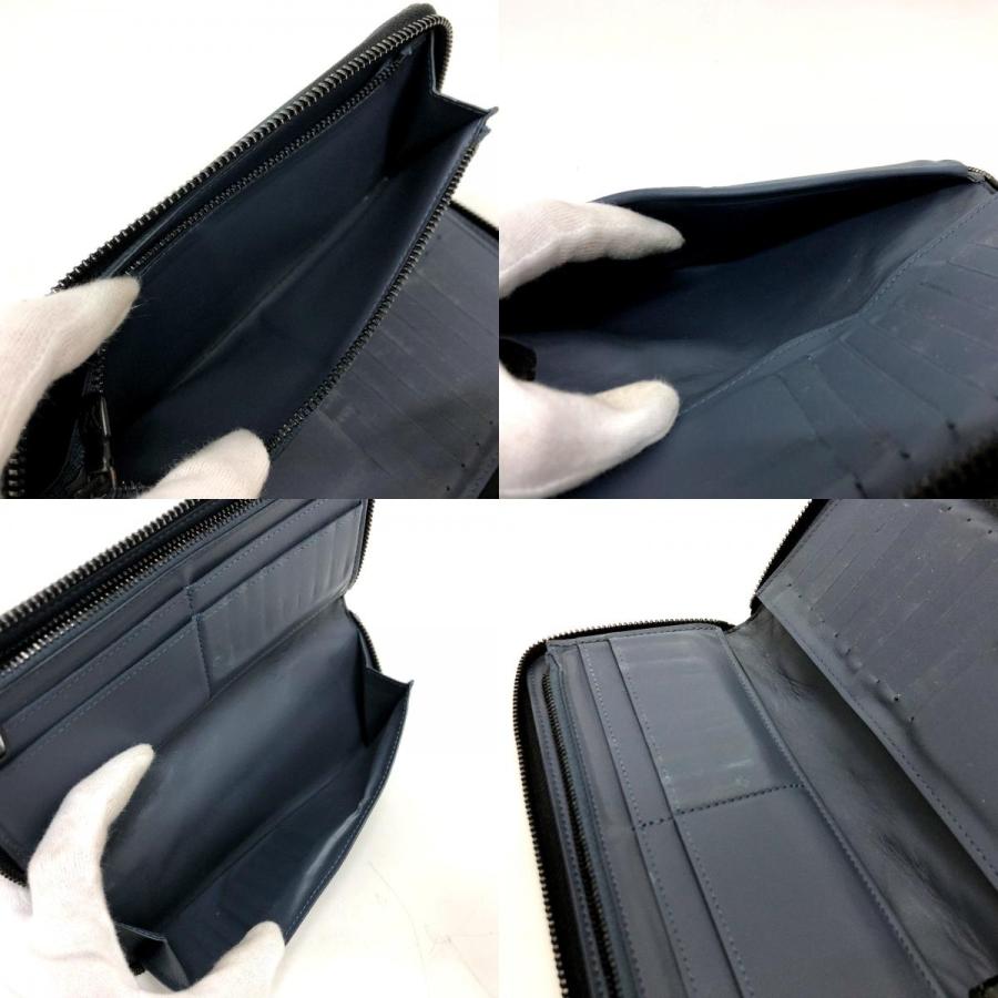 LOUIS VUITTON ルイヴィトン M82322 ジッピーウォレット ヴェルティカル モノグラムシャドウ 長財布 ネイビー メンズ【中古】 | LOUIS VUITTON | 08