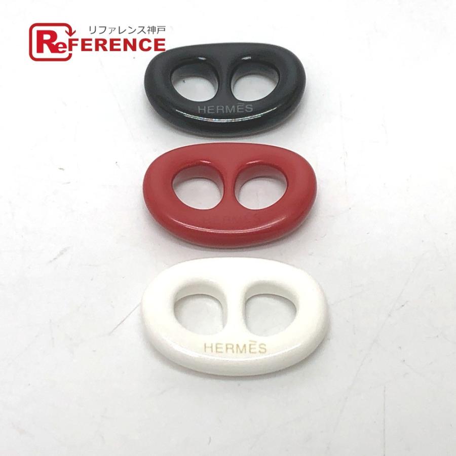 HERMES エルメス トリボー 3つセット パステルカラー シェーヌダンクル スカーフリング マルチカラー レディース【中古】 | HERMES