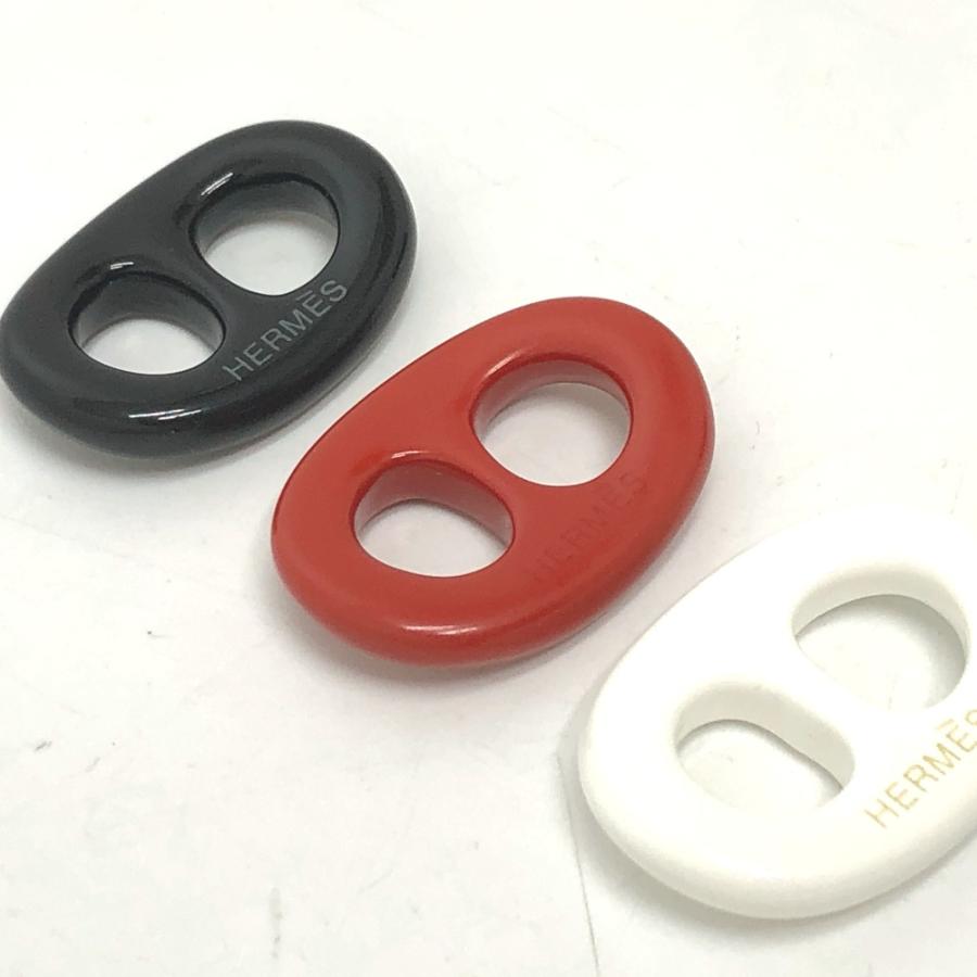 HERMES エルメス トリボー 3つセット パステルカラー シェーヌダンクル スカーフリング マルチカラー レディース【中古】 | HERMES | 01