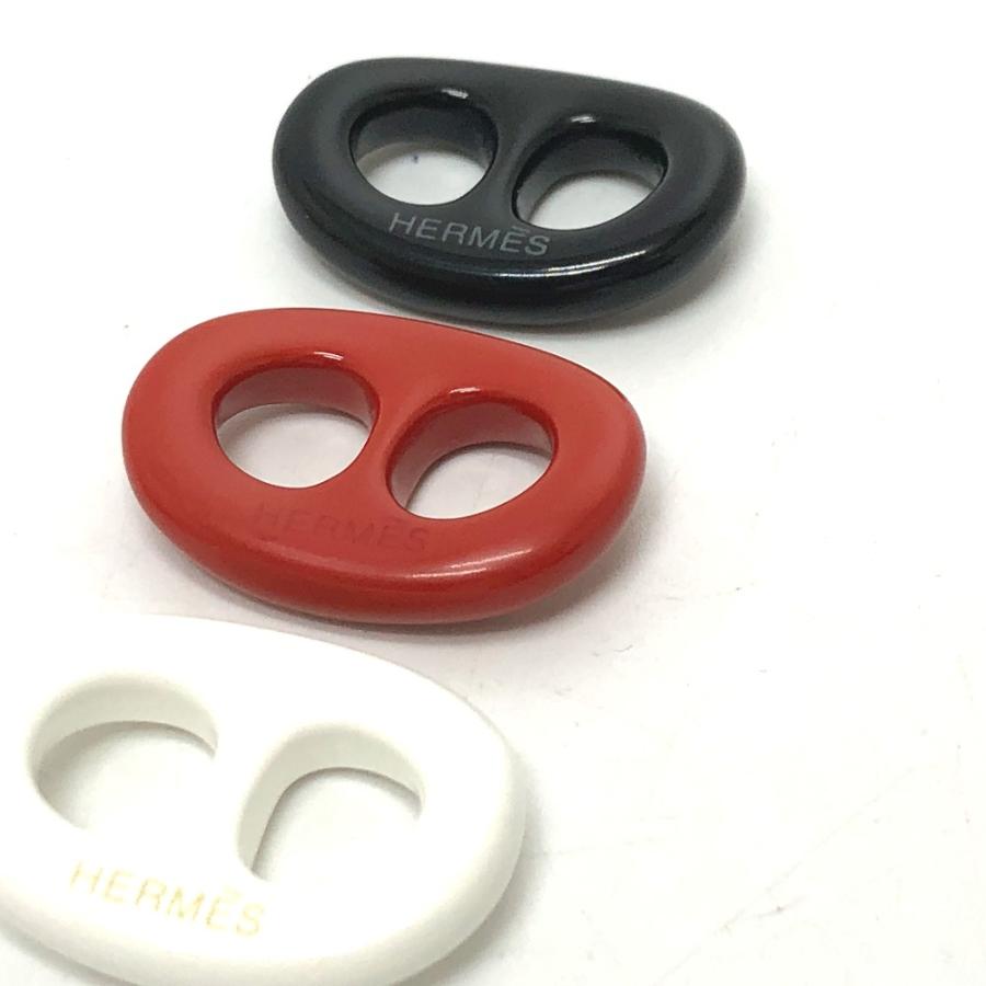 HERMES エルメス トリボー 3つセット パステルカラー シェーヌダンクル スカーフリング マルチカラー レディース【中古】 | HERMES | 02