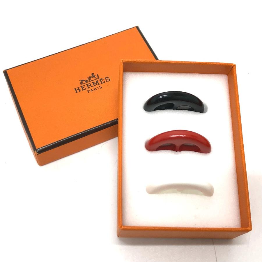 HERMES エルメス トリボー 3つセット パステルカラー シェーヌダンクル スカーフリング マルチカラー レディース【中古】 | HERMES | 05