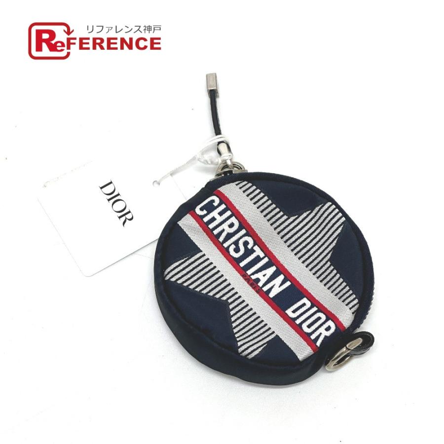 未使用 Dior ディオール デタッチャブル ディオールトラベル  ロゴ コインケース ネイビー メンズ【中古】 | 