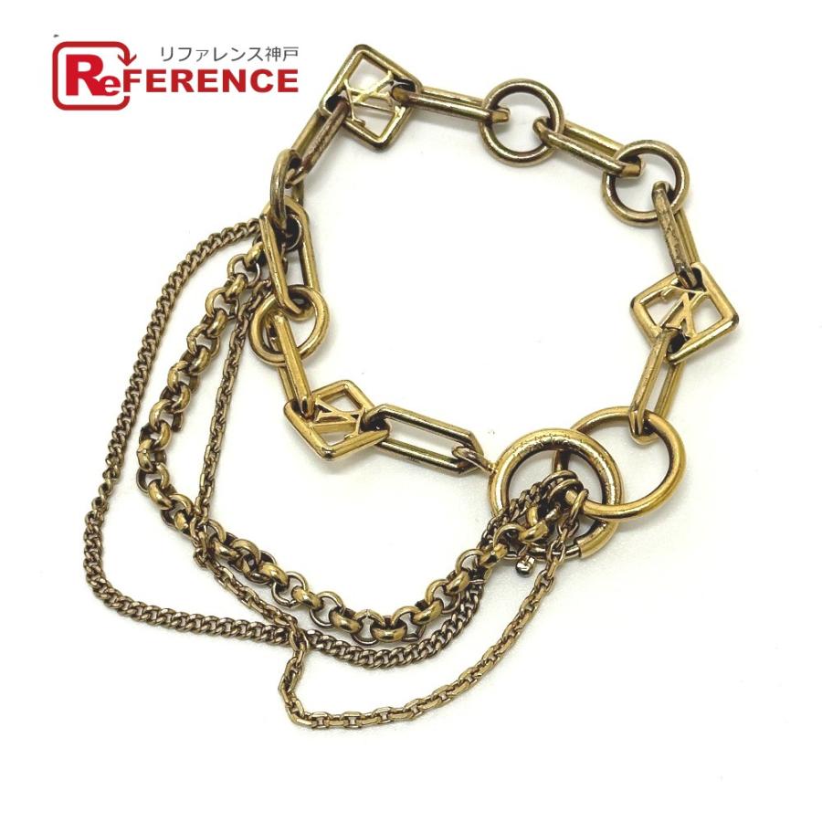 LOUIS VUITTON ルイヴィトン M65362 ブラスレ シェーヌ ベガス チェーン ブレスレット ゴールド レディース【中古】 | LOUIS VUITTON