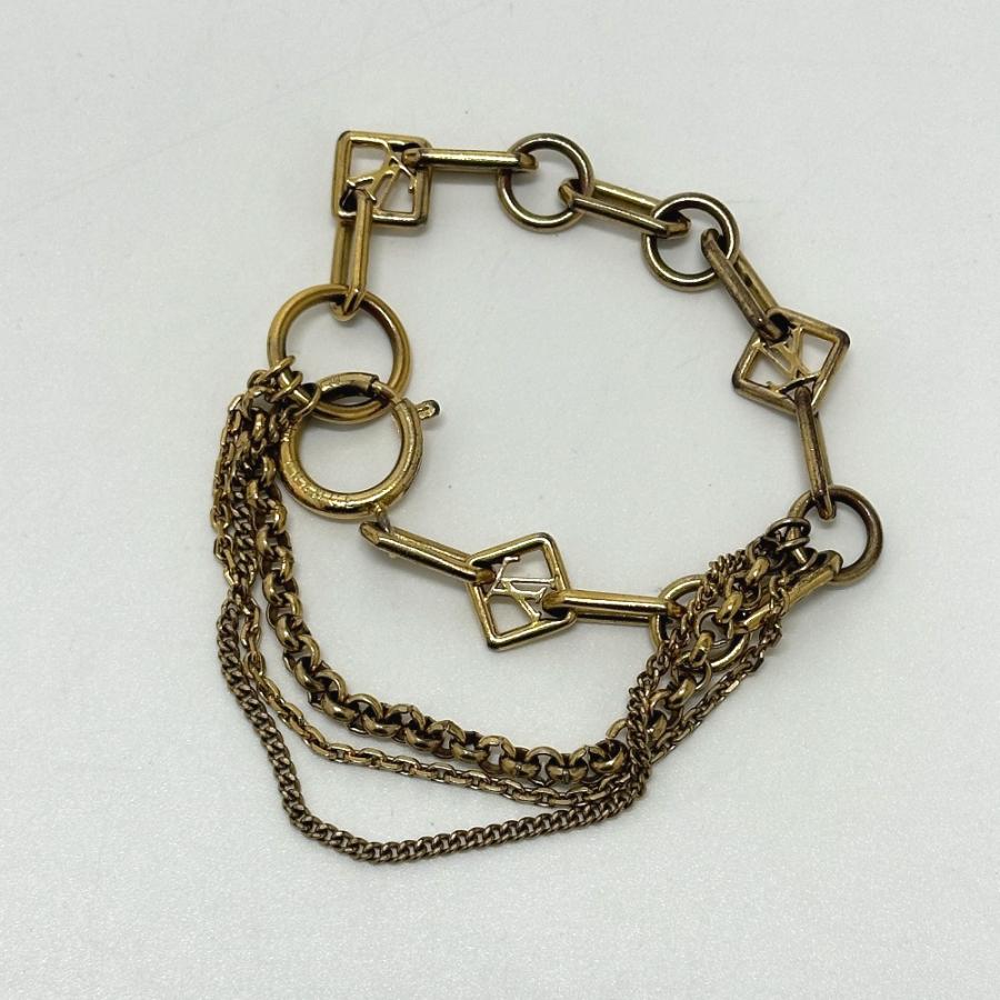 LOUIS VUITTON ルイヴィトン M65362 ブラスレ シェーヌ ベガス チェーン ブレスレット ゴールド レディース【中古】 | LOUIS VUITTON | 01
