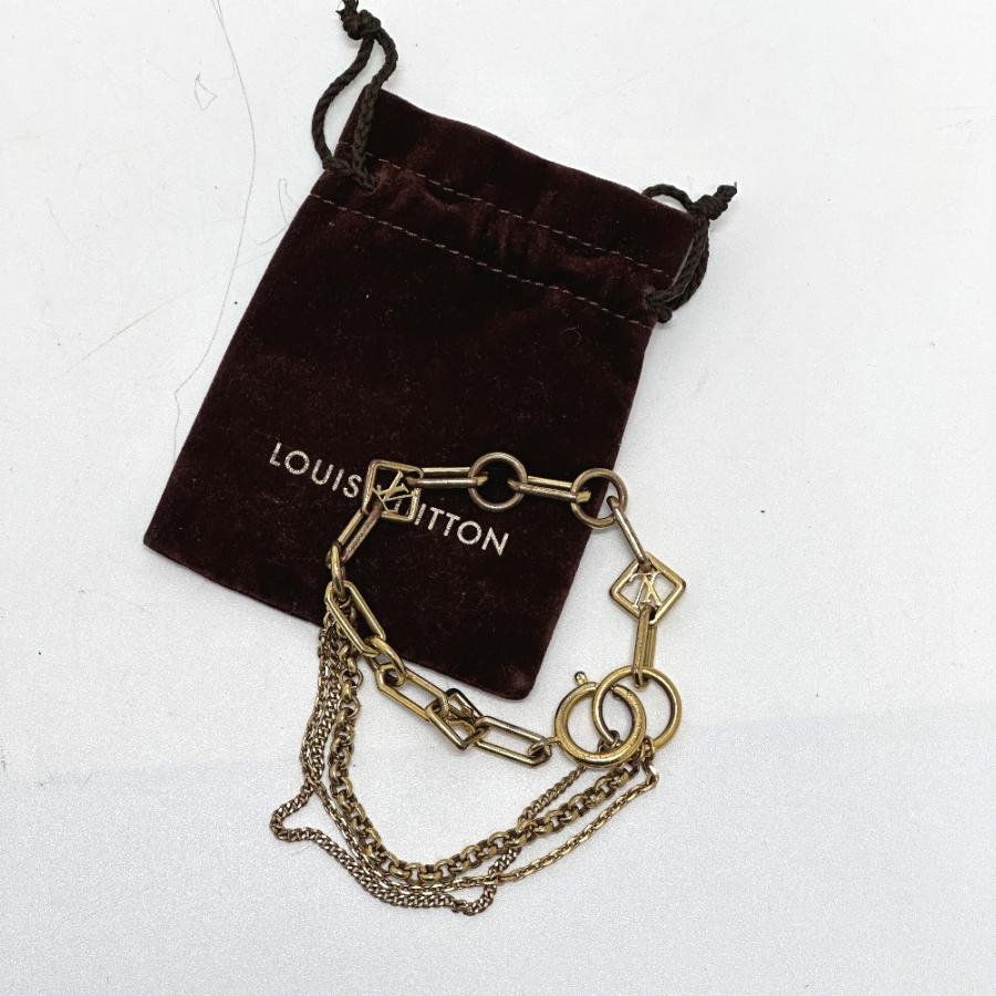 LOUIS VUITTON ルイヴィトン M65362 ブラスレ シェーヌ ベガス チェーン ブレスレット ゴールド レディース【中古】 | LOUIS VUITTON | 06