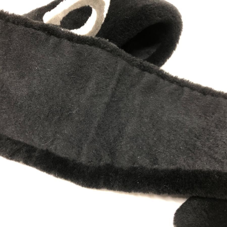 新品同様 CHANEL シャネル AA7074 CC ココマーク マフラー ブラック レディース【中古】 | CHANEL | 08