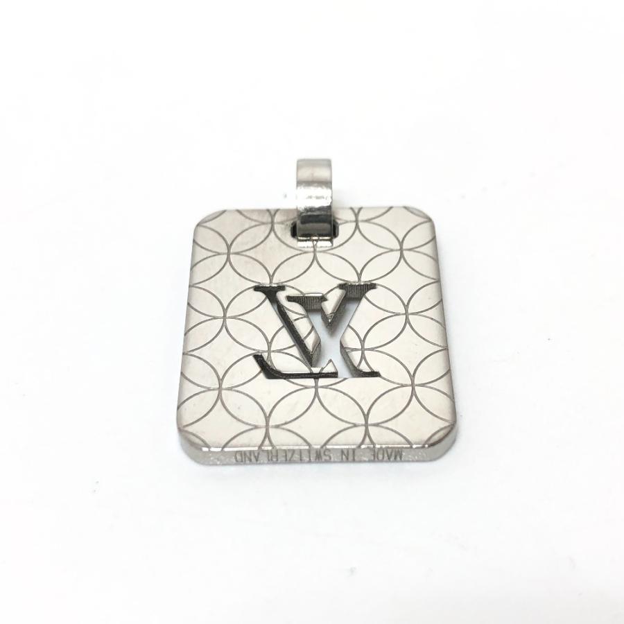 LOUIS VUITTON ルイヴィトン LV パンダンティフ・シャンゼリゼPM アクセサリー チェーン ペンダントトップ シルバー メンズ【中古】 | LOUIS VUITTON | 01
