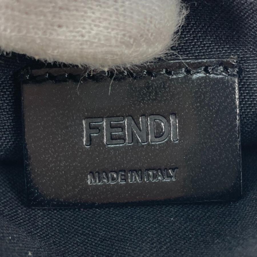 FENDI フェンディ 7M0164 名刺入れ パスケース ロゴ バイカラー カードケース グレー系 メンズ【中古】 | FENDI | 05