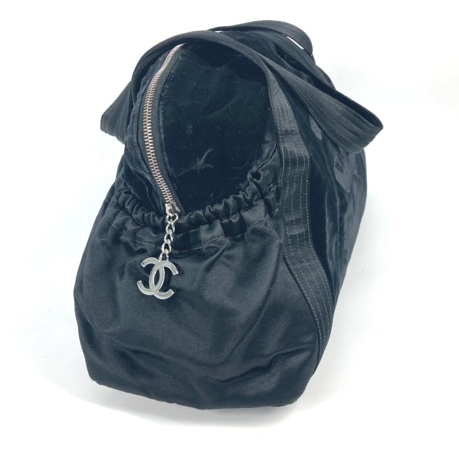 CHANEL シャネル 肩掛け バッグ CC ココマーク ショルダーバッグ ブラック レディース【中古】｜reference｜04