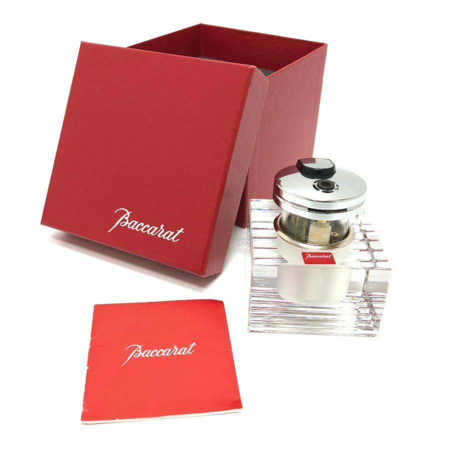 Baccarat バカラ 卓上ライター ガス シガーライター ハバナ ライター クリア メンズ【中古】 | バカラ | 07
