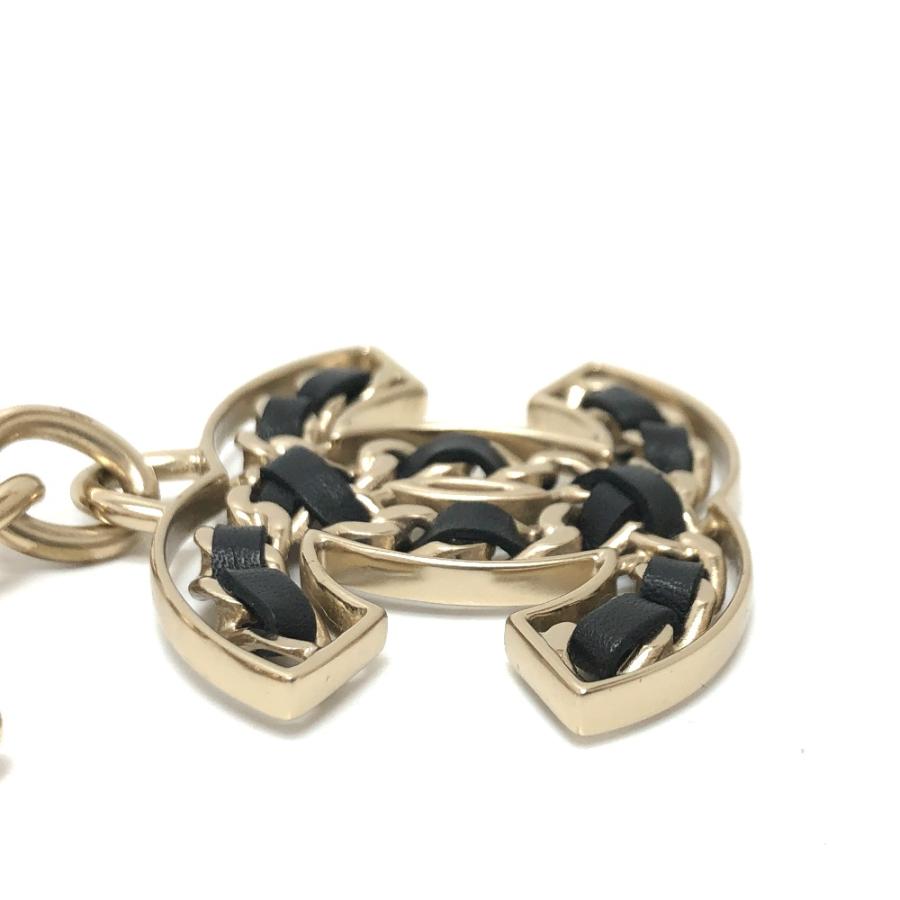 美品 CHANEL シャネル チェーン CC ココマーク キーホルダー ブラック レディース【中古】 | CHANEL | 05