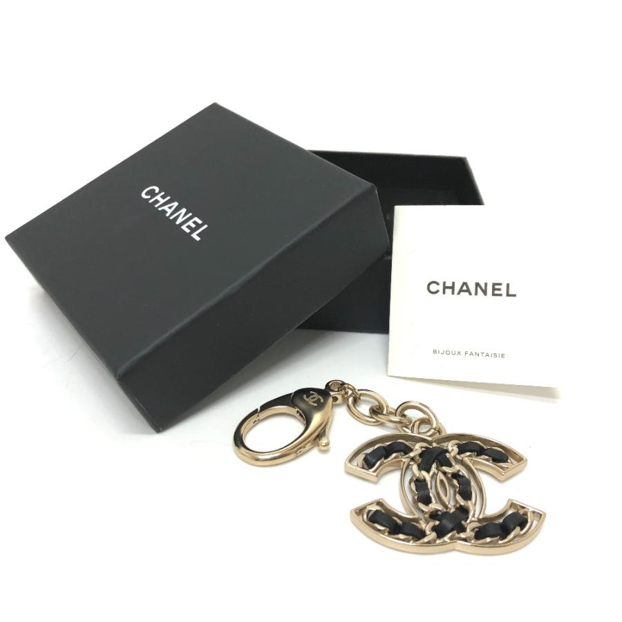 美品 CHANEL シャネル チェーン CC ココマーク キーホルダー ブラック レディース【中古】 | CHANEL | 06